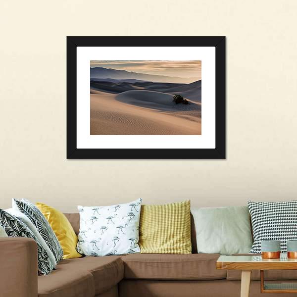 Mesquite Flat Sand Dunes Canvas Wall Art-3 Horizontal-Gallery Wrap-25" x 16"-Tiaracle