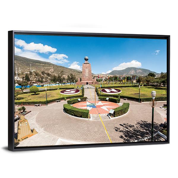 Middle Of The World Museum Canvas Wall Art-3 Horizontal-Gallery Wrap-25" x 16"-Tiaracle