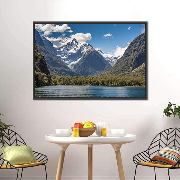 Milford Sound Fiordland Canvas Wall Art-3 Horizontal-Gallery Wrap-25" x 16"-Tiaracle