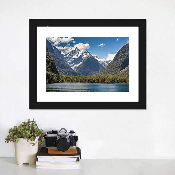 Milford Sound Fiordland Canvas Wall Art-3 Horizontal-Gallery Wrap-25" x 16"-Tiaracle