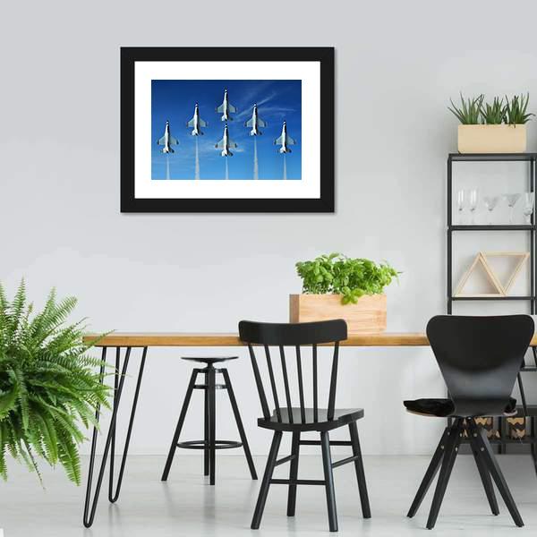 Military Aircrafts Canvas Wall Art-3 Horizontal-Gallery Wrap-25" x 16"-Tiaracle