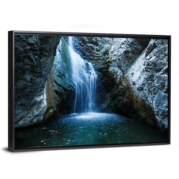 Millomeri Waterfalls Canvas Wall Art-3 Horizontal-Gallery Wrap-25" x 16"-Tiaracle