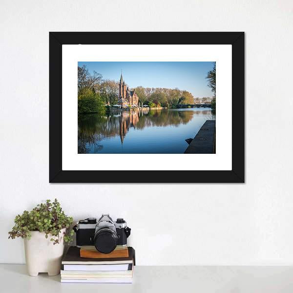 Minnewater Castle Canvas Wall Art-3 Horizontal-Gallery Wrap-25" x 16"-Tiaracle