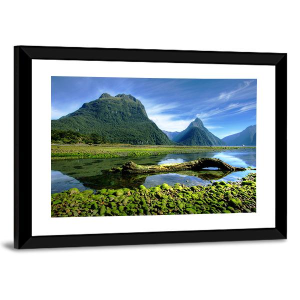 Mitre Peak New Zealand Canvas Wall Art-3 Horizontal-Gallery Wrap-25" x 16"-Tiaracle