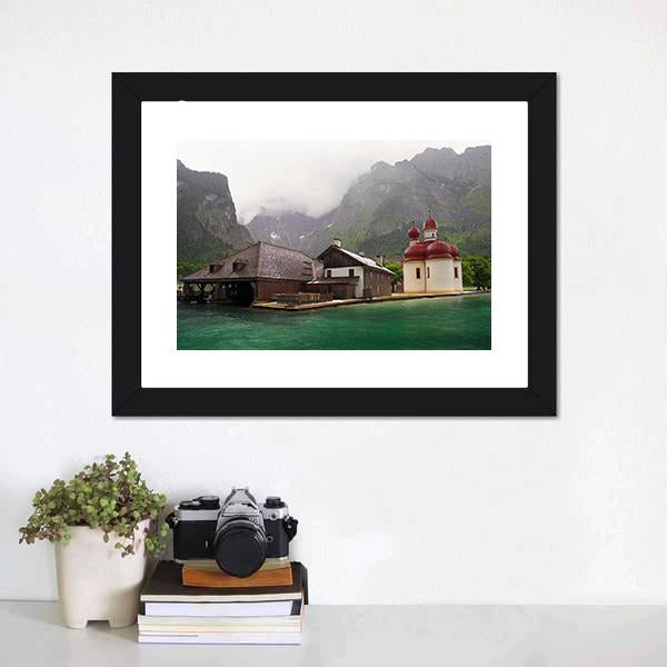 Monastery Of St. Bartholomew Canvas Wall Art-3 Horizontal-Gallery Wrap-25" x 16"-Tiaracle