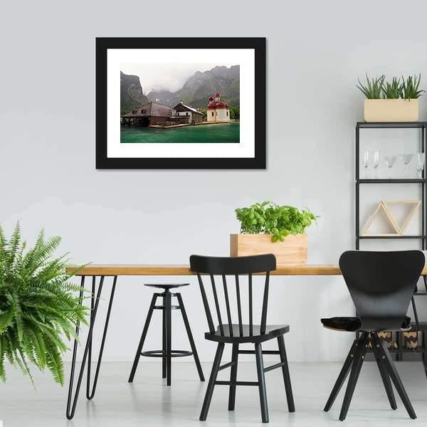Monastery Of St. Bartholomew Canvas Wall Art-3 Horizontal-Gallery Wrap-25" x 16"-Tiaracle