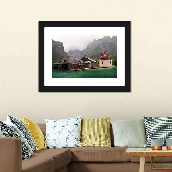 Monastery Of St. Bartholomew Canvas Wall Art-3 Horizontal-Gallery Wrap-25" x 16"-Tiaracle