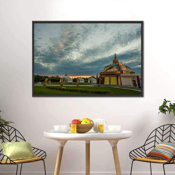 Mongolia Camp Canvas Wall Art-3 Horizontal-Gallery Wrap-25" x 16"-Tiaracle