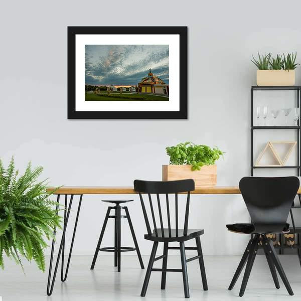 Mongolia Camp Canvas Wall Art-3 Horizontal-Gallery Wrap-25" x 16"-Tiaracle