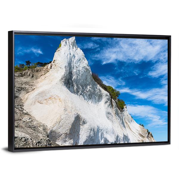 Mons Klint Cliffs Canvas Wall Art-3 Horizontal-Gallery Wrap-25" x 16"-Tiaracle