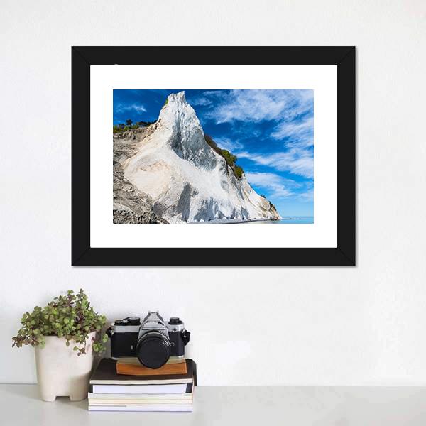 Mons Klint Cliffs Canvas Wall Art-3 Horizontal-Gallery Wrap-25" x 16"-Tiaracle