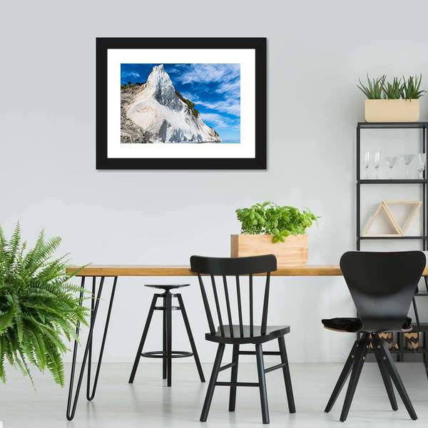 Mons Klint Cliffs Canvas Wall Art-3 Horizontal-Gallery Wrap-25" x 16"-Tiaracle