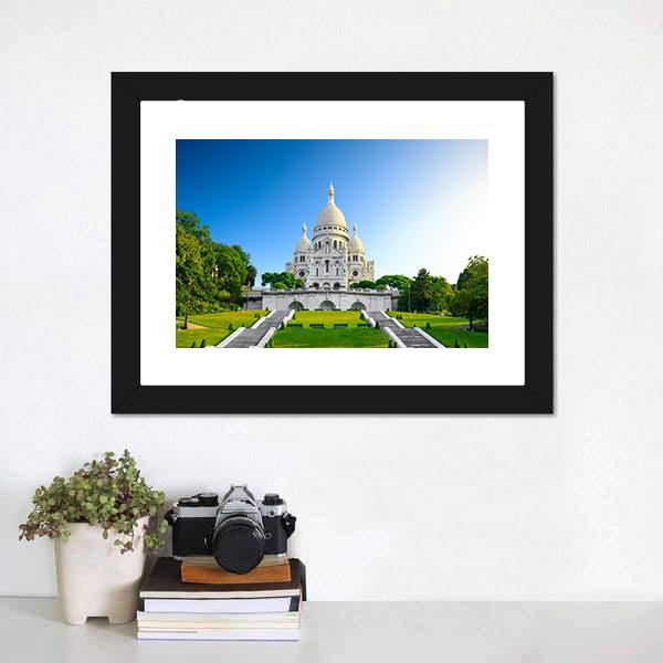 Montmartre At Sunrise Canvas Wall Art-3 Horizontal-Gallery Wrap-25" x 16"-Tiaracle