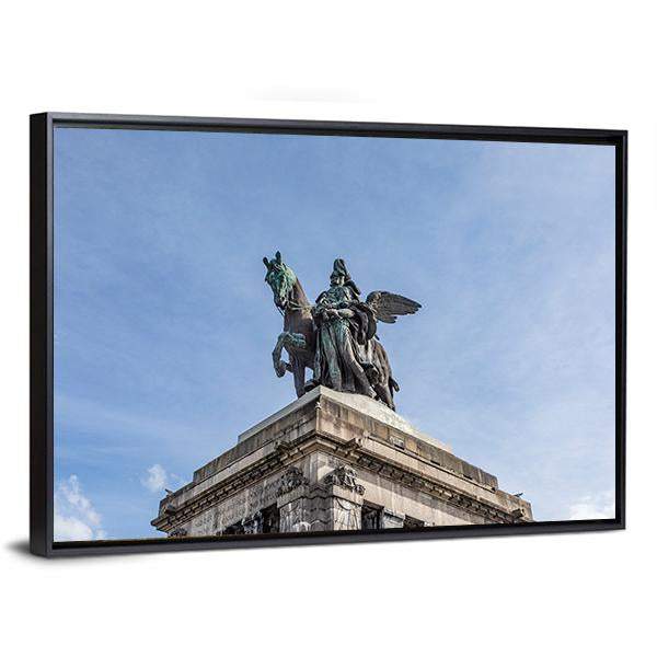 Monument To Kaiser Wilhelm I Canvas Wall Art-3 Horizontal-Gallery Wrap-25" x 16"-Tiaracle