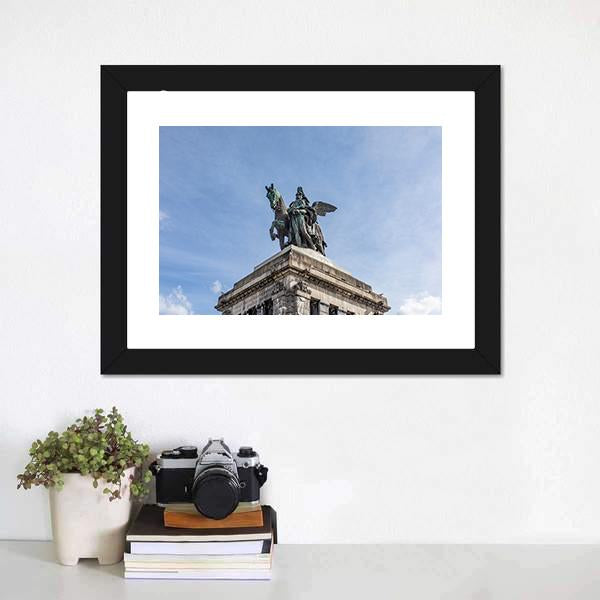 Monument To Kaiser Wilhelm I Canvas Wall Art-3 Horizontal-Gallery Wrap-25" x 16"-Tiaracle