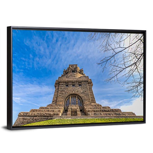 Monument To The Battle Of Nations Canvas Wall Art-3 Horizontal-Gallery Wrap-25" x 16"-Tiaracle