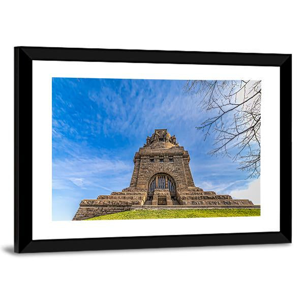 Monument To The Battle Of Nations Canvas Wall Art-3 Horizontal-Gallery Wrap-25" x 16"-Tiaracle