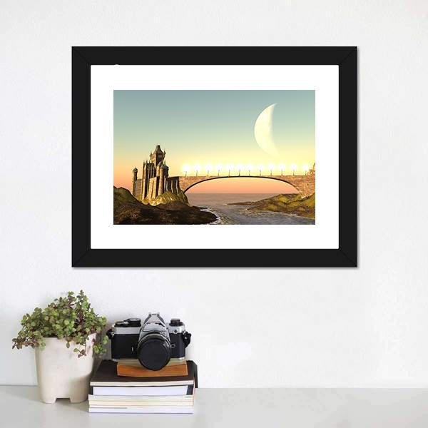 Moravian Castle Canvas Wall Art-3 Horizontal-Gallery Wrap-25" x 16"-Tiaracle