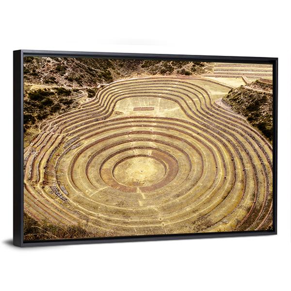 Moray Quechua Peru Canvas Wall Art-3 Horizontal-Gallery Wrap-25" x 16"-Tiaracle