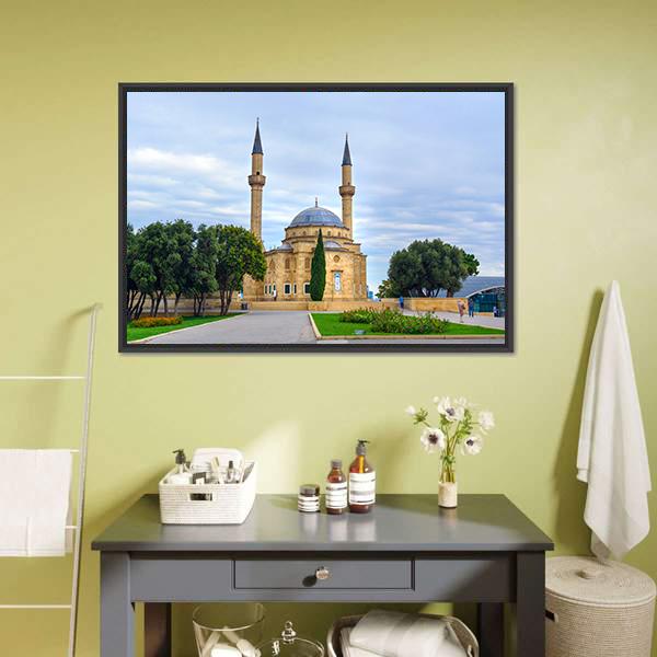 Mosque Of Martyrs Canvas Wall Art-3 Horizontal-Gallery Wrap-25" x 16"-Tiaracle