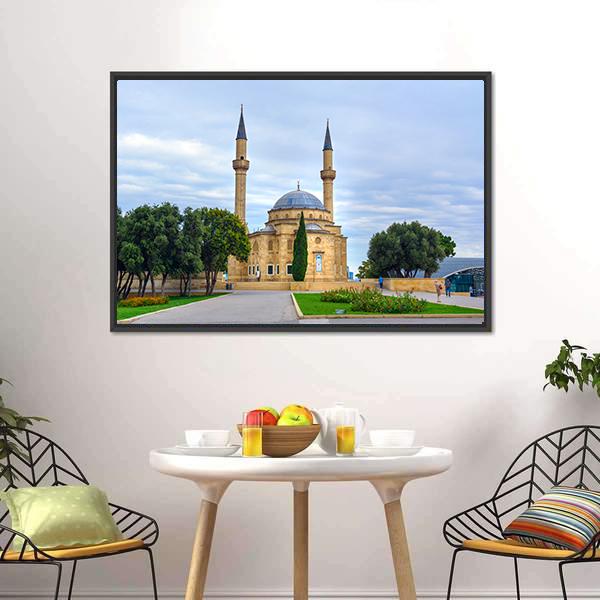 Mosque Of Sultan Hassan Canvas Wall Art-3 Horizontal-Gallery Wrap-25" x 16"-Tiaracle