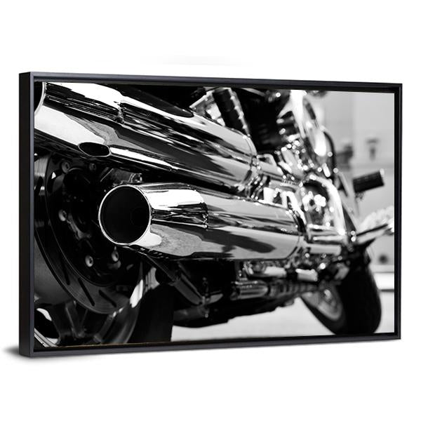 Motorcycle Canvas Wall Art-3 Horizontal-Gallery Wrap-25" x 16"-Tiaracle