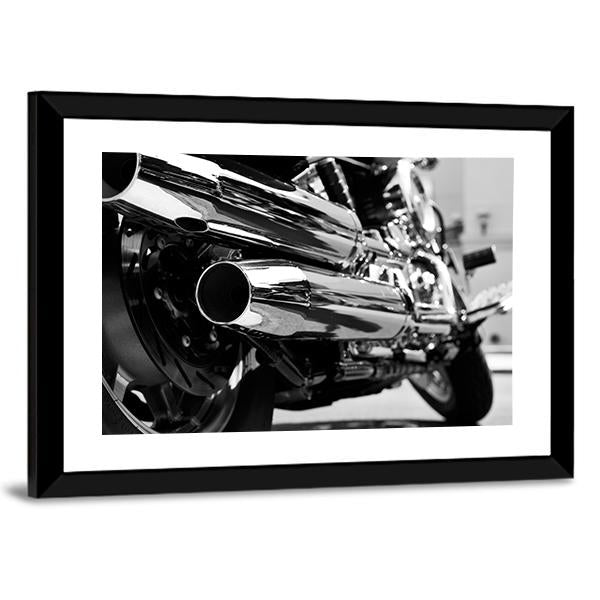 Motorcycle Canvas Wall Art-3 Horizontal-Gallery Wrap-25" x 16"-Tiaracle