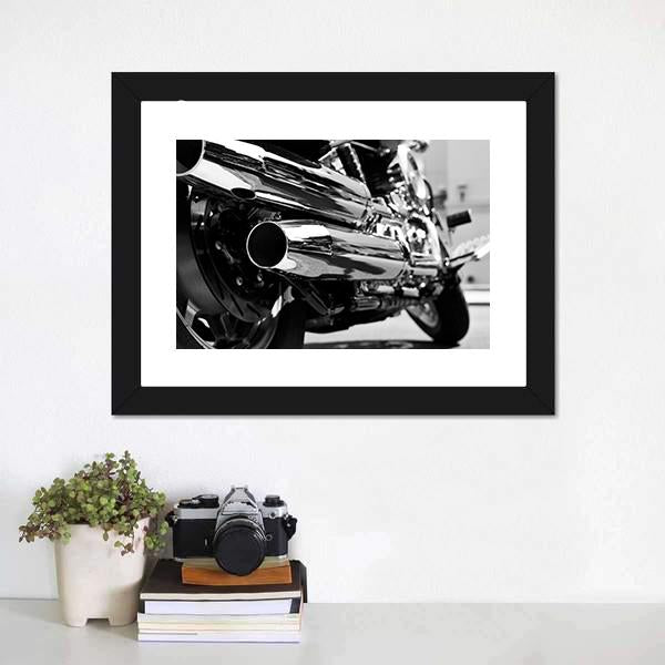 Motorcycle Canvas Wall Art-3 Horizontal-Gallery Wrap-25" x 16"-Tiaracle
