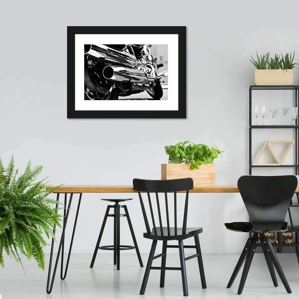Motorcycle Canvas Wall Art-3 Horizontal-Gallery Wrap-25" x 16"-Tiaracle