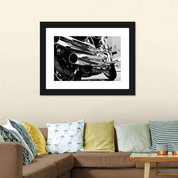 Motorcycle Canvas Wall Art-3 Horizontal-Gallery Wrap-25" x 16"-Tiaracle