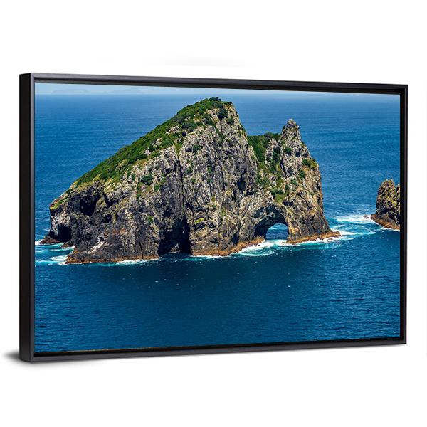 Motukokako Island Canvas Wall Art-3 Horizontal-Gallery Wrap-25" x 16"-Tiaracle