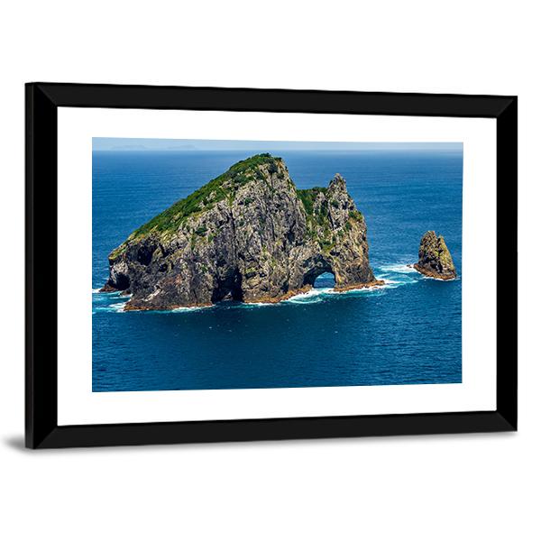 Motukokako Island Canvas Wall Art-3 Horizontal-Gallery Wrap-25" x 16"-Tiaracle