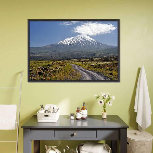 Mount Ararat Turkey Canvas Wall Art-3 Horizontal-Gallery Wrap-25" x 16"-Tiaracle