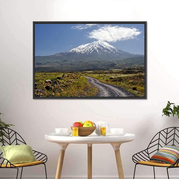 Mount Ararat Turkey Canvas Wall Art-3 Horizontal-Gallery Wrap-25" x 16"-Tiaracle