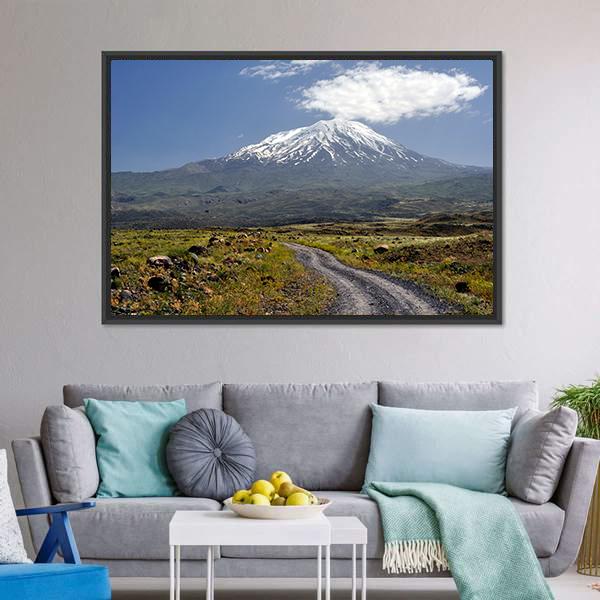Mount Ararat Turkey Canvas Wall Art-3 Horizontal-Gallery Wrap-25" x 16"-Tiaracle