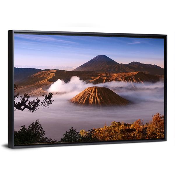 Mount Bromo Canvas Wall Art-3 Horizontal-Gallery Wrap-25" x 16"-Tiaracle