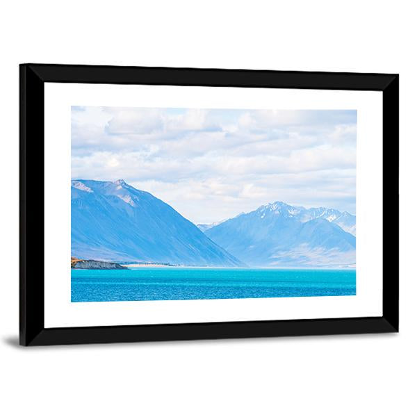 Mount Cook & Lake Tekapo Canvas Wall Art-3 Horizontal-Gallery Wrap-25" x 16"-Tiaracle