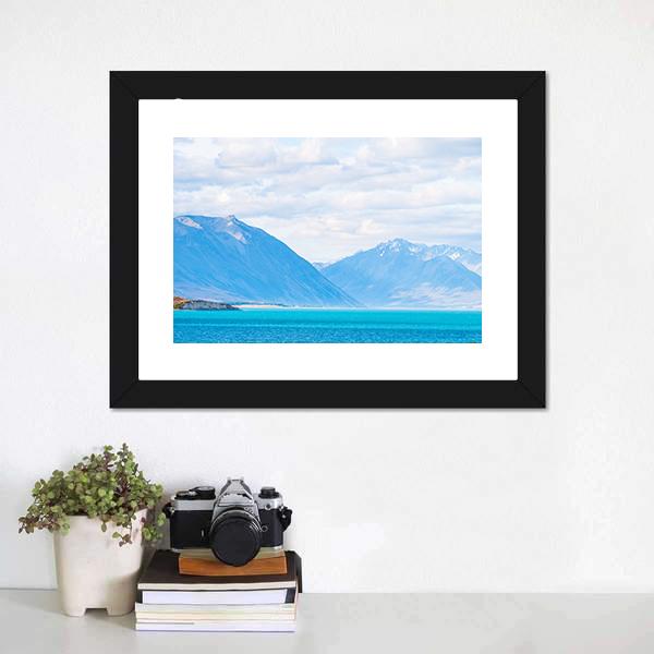 Mount Cook & Lake Tekapo Canvas Wall Art-3 Horizontal-Gallery Wrap-25" x 16"-Tiaracle