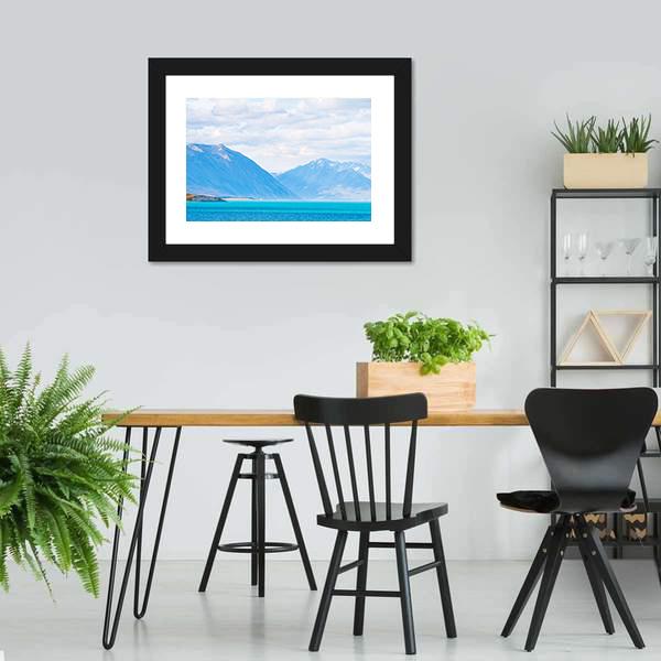 Mount Cook & Lake Tekapo Canvas Wall Art-3 Horizontal-Gallery Wrap-25" x 16"-Tiaracle