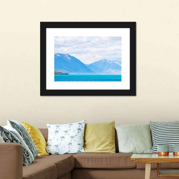 Mount Cook & Lake Tekapo Canvas Wall Art-3 Horizontal-Gallery Wrap-25" x 16"-Tiaracle