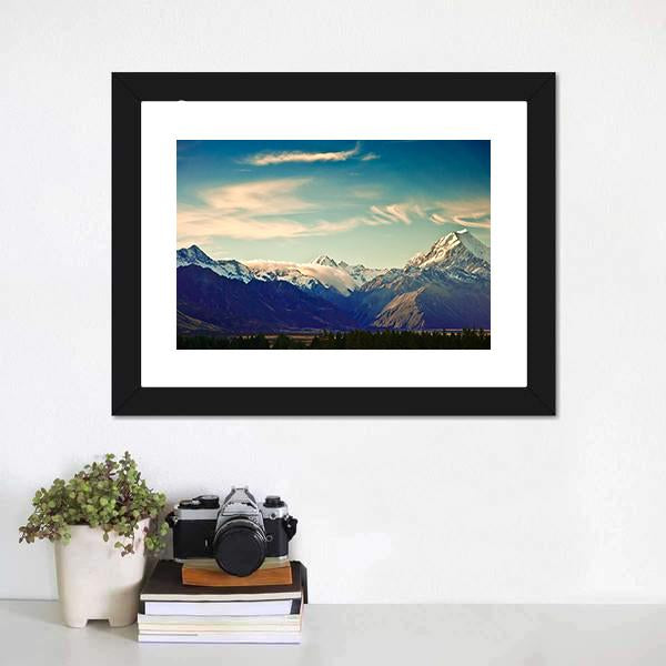 Mount Cook National Park Canvas Wall Art-3 Horizontal-Gallery Wrap-25" x 16"-Tiaracle