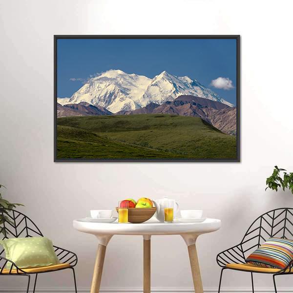 Mount Mckinley Canvas Wall Art-3 Horizontal-Gallery Wrap-25" x 16"-Tiaracle