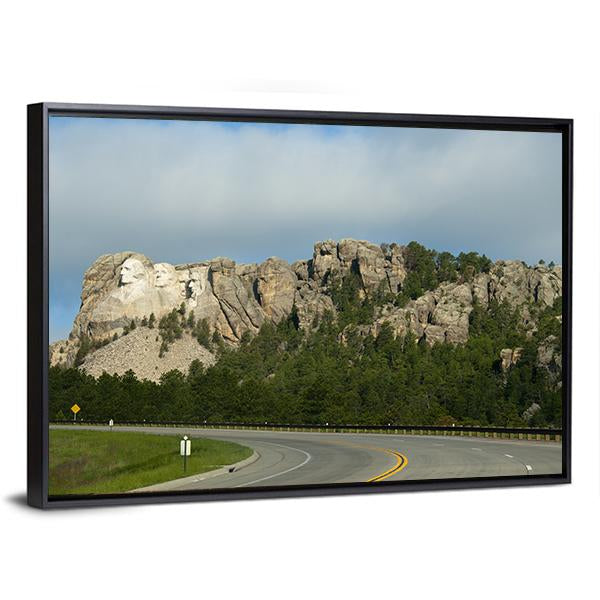 Mount Rushmore In Dakota Canvas Wall Art-3 Horizontal-Gallery Wrap-25" x 16"-Tiaracle