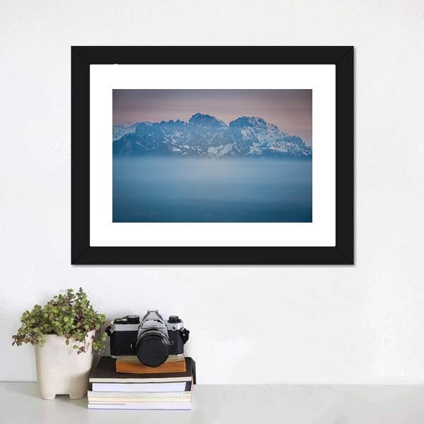 Mount Schiara Peaks Canvas Wall Art-3 Horizontal-Gallery Wrap-25" x 16"-Tiaracle