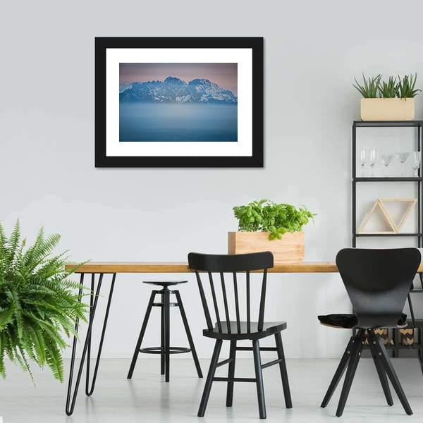 Mount Schiara Peaks Canvas Wall Art-3 Horizontal-Gallery Wrap-25" x 16"-Tiaracle