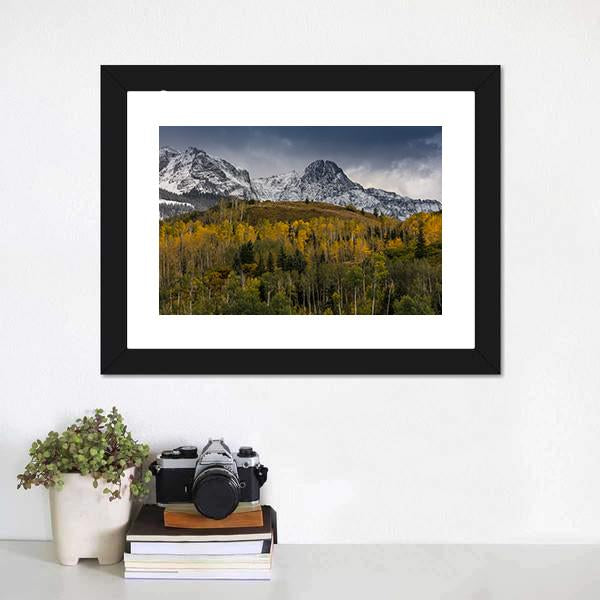 Mount Sneffels In Autumn Canvas Wall Art-3 Horizontal-Gallery Wrap-25&quot; x 16&quot;-Tiaracle