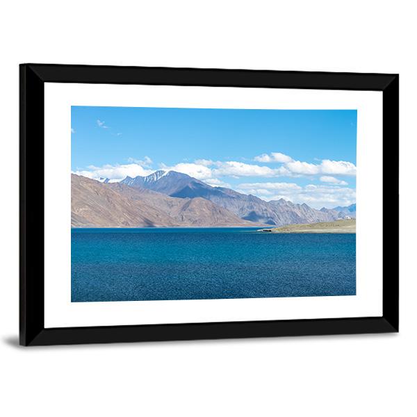 Mountain At Pangong Lake Canvas Wall Art-3 Horizontal-Gallery Wrap-25" x 16"-Tiaracle
