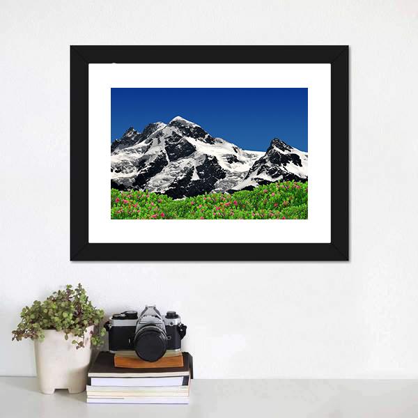 Mountain Breithorn Canvas Wall Art-3 Horizontal-Gallery Wrap-25" x 16"-Tiaracle
