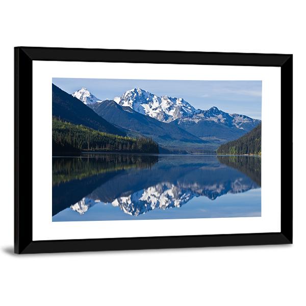 Mountain In British Columbia Canvas Wall Art-3 Horizontal-Gallery Wrap-25" x 16"-Tiaracle