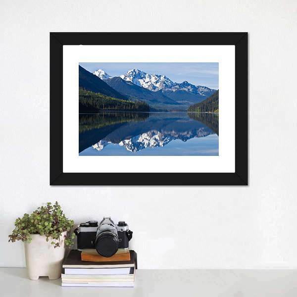 Mountain In British Columbia Canvas Wall Art-3 Horizontal-Gallery Wrap-25" x 16"-Tiaracle